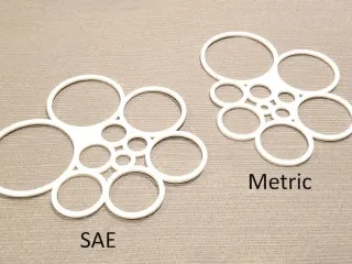 Circle Drawing Templates - SAE & Metric