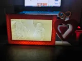 JOUR DE LA VALENTINE | SUPPORT LITHOPHANE | COEUR TOURNANT-1