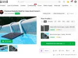 Pool Shelf for Above Ground Pool-1