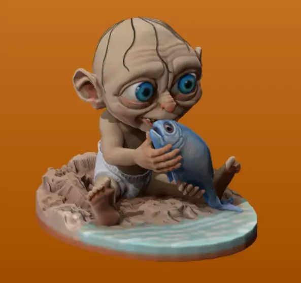 GOLLUM BABY CARTOON