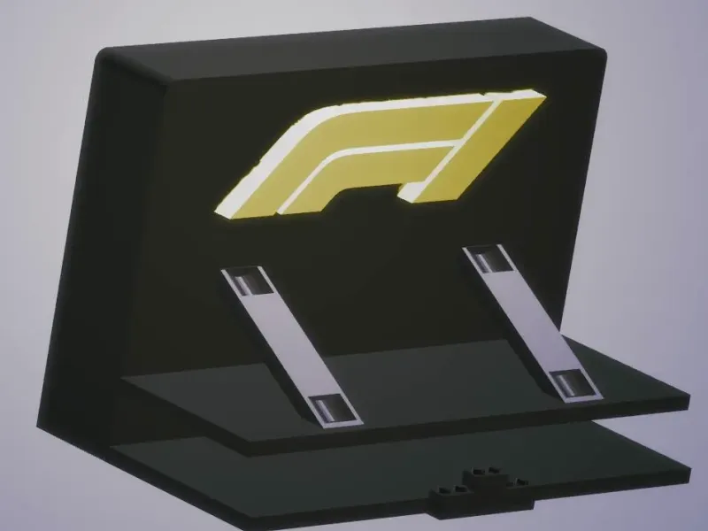 Lego F1 Formula Champions Display Stand For 2025 Model.