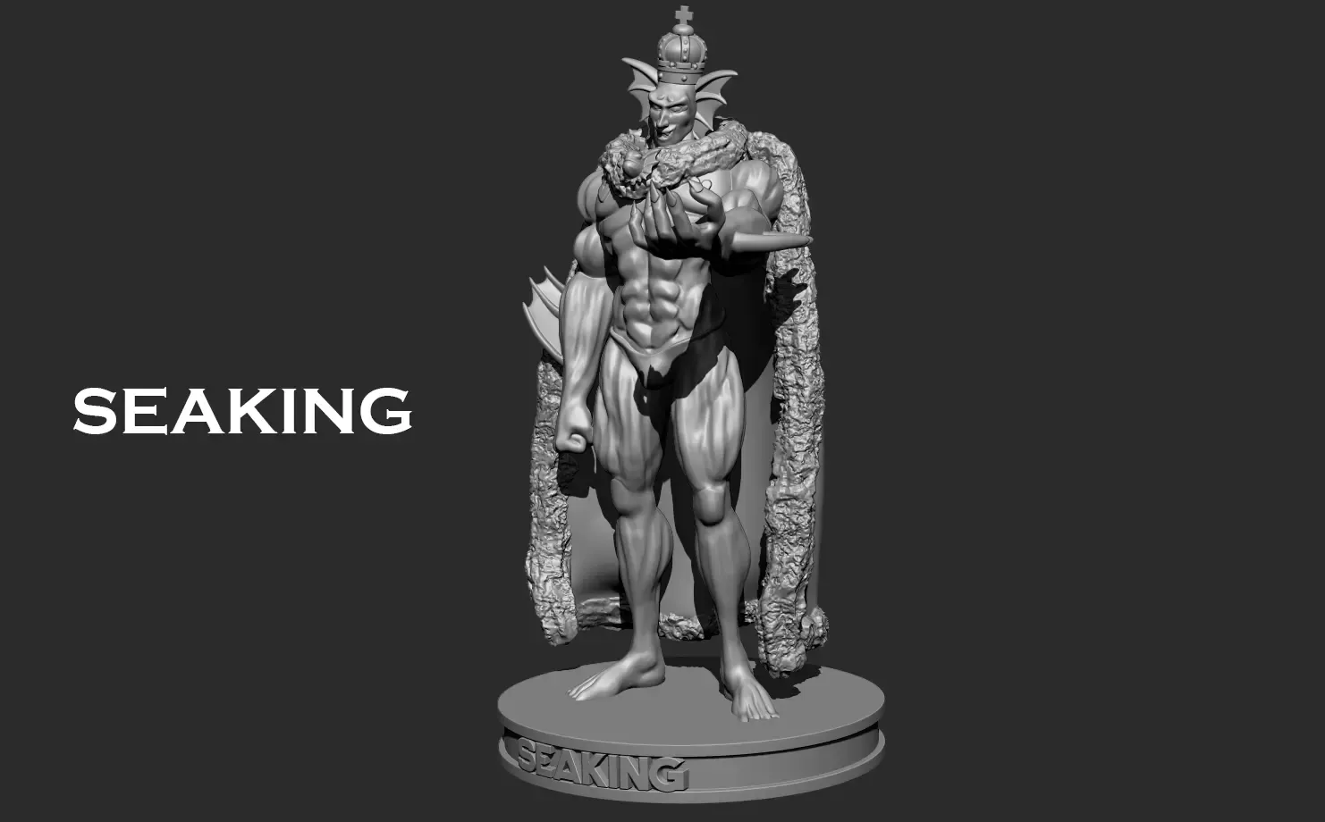 Sea king - one punch man 3D print model