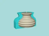 Candle Mold A18 - Molding Maker Wick Template-5