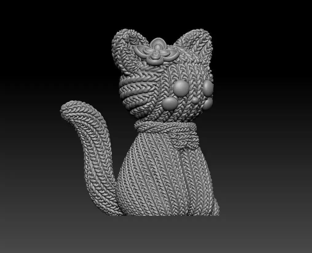 Knitted Cat