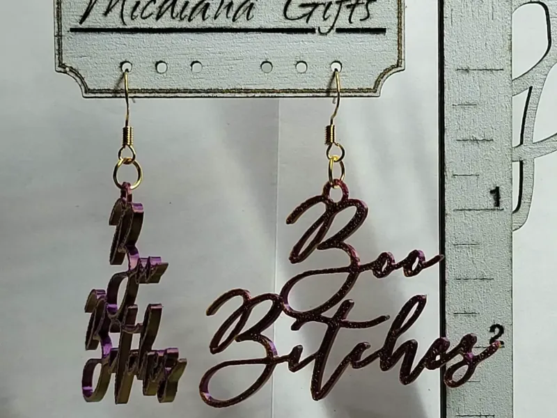 Pendientes/Collar/Colgante de Boo Bitches