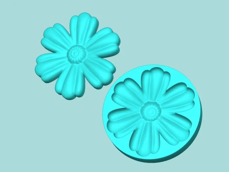 Margarita Flower 01 - Mold Silicon Maker - Template