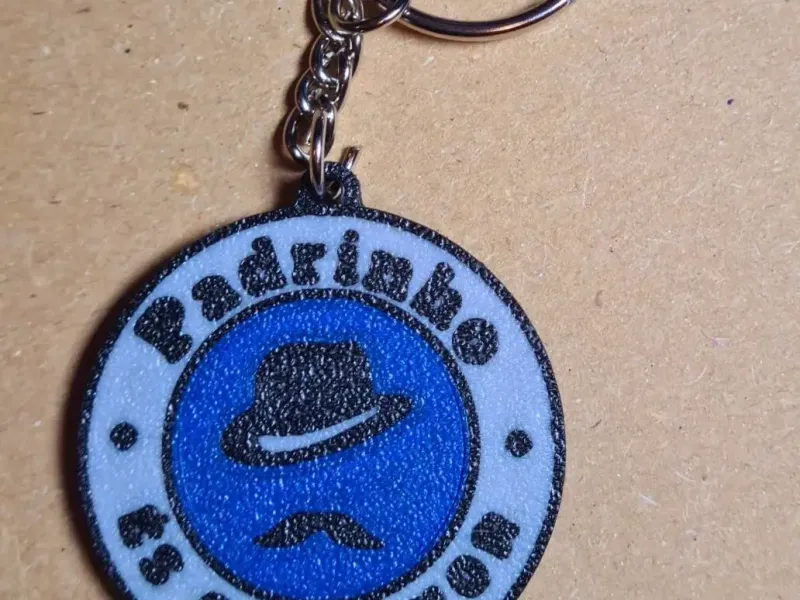 porta chaves Melhor Padrinho