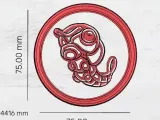 Caterpie circulo cookie cutter-0