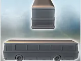 Modern public transport city bus (2) - miniatures warhammer-3
