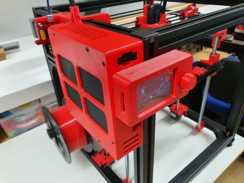 Carcasă pentru PCB și afișaj pentru 3030 Extrusion SKR V1.4 &amp; 3.5 TF
