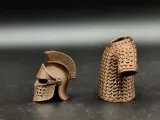 古代盔甲服和头盔-2