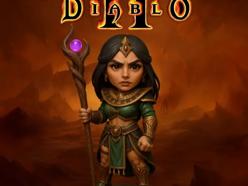 Sorcerer Diablo 2 Lord of Destruction Chibi