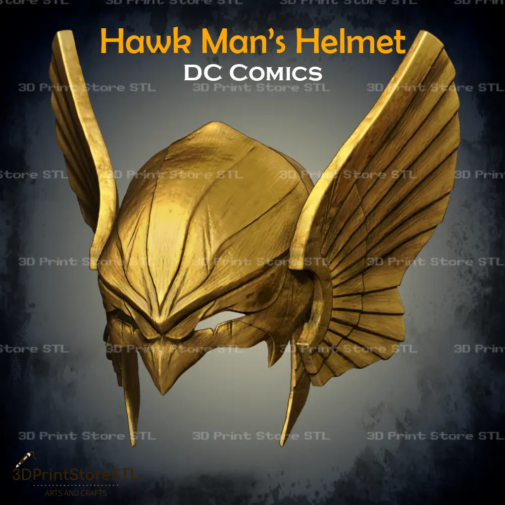 Hawkman Helmet Cosplay DC Comics - STL File