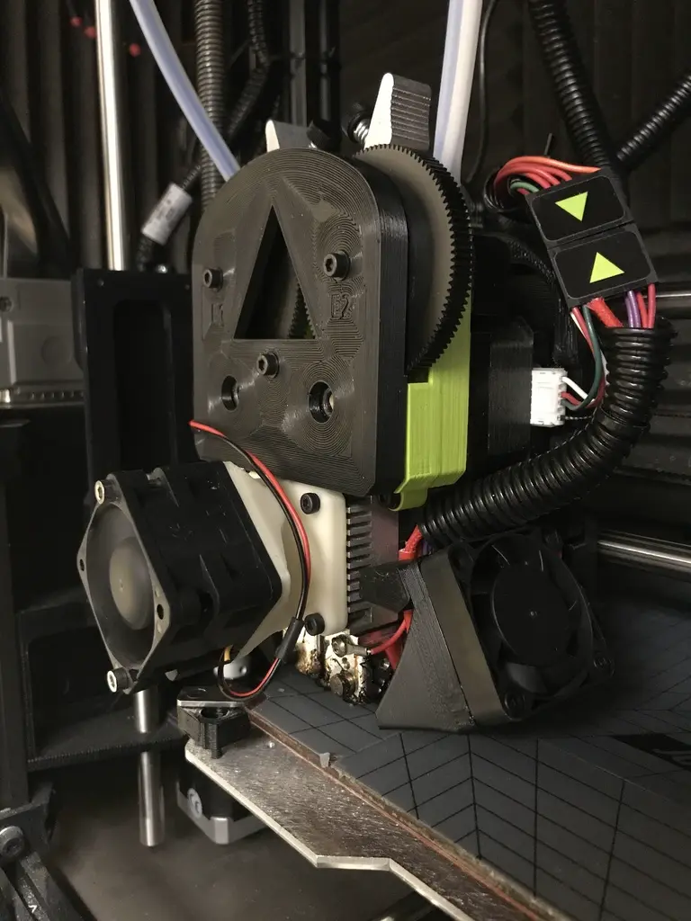 Fan Duct For Lulzbot Taz Dual Extruder V3 Tool Head 3d Models