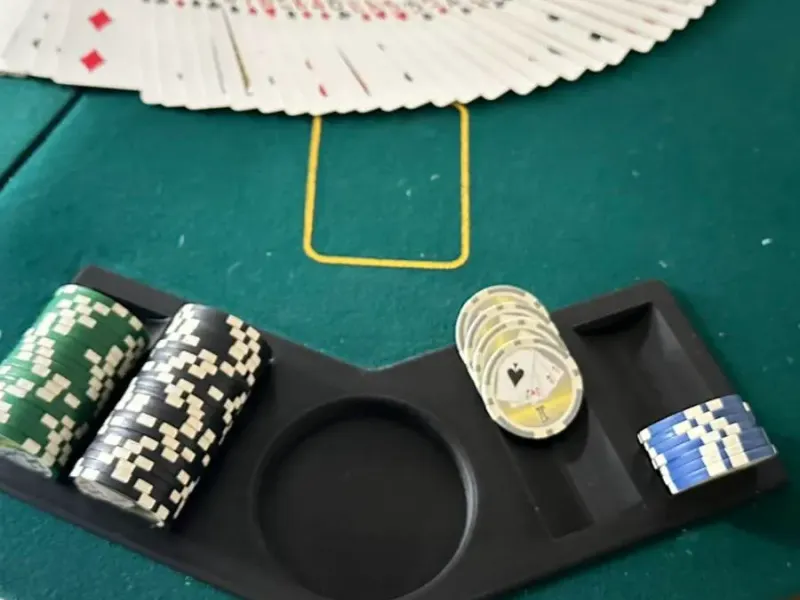 Coins de table de poker