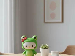 Hello Kitty Frog Costume 3D Print