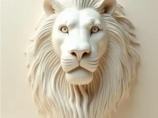 Bust lion