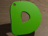 Llavero letra D-0