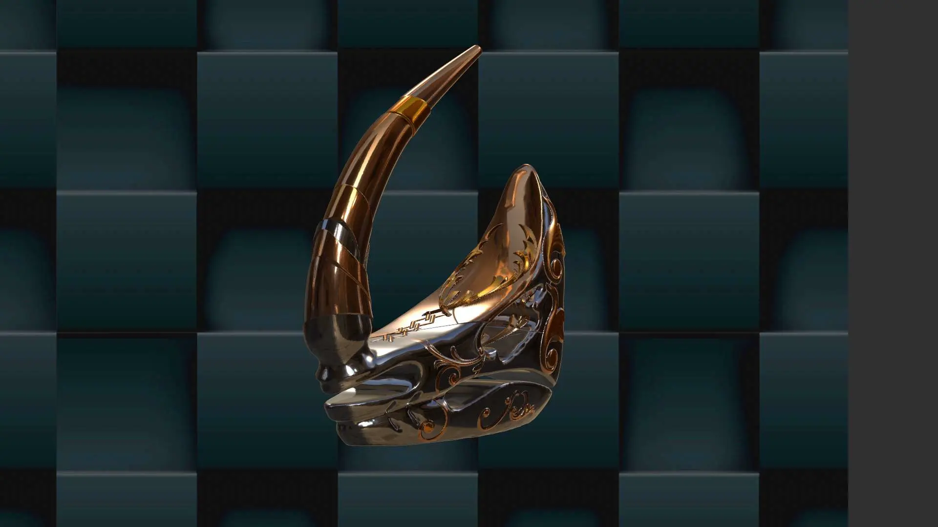 Mudhorn sigil Desk Ornament 