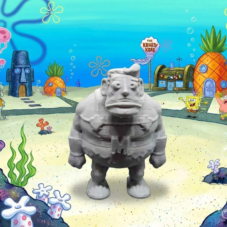 Mermaid Man SpongeBob SquarePants Fanart Figure