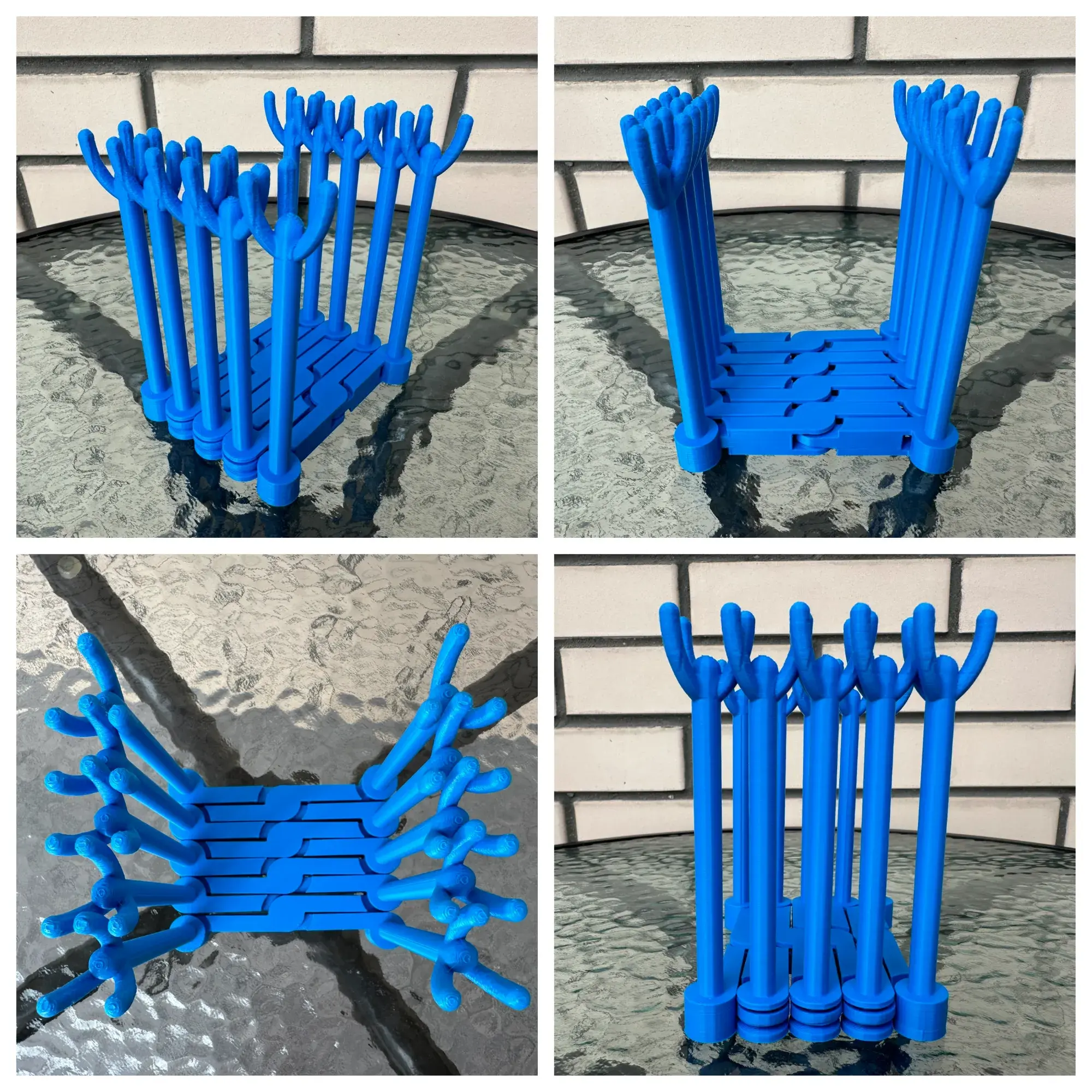 Folding Kitchen Dish Stand