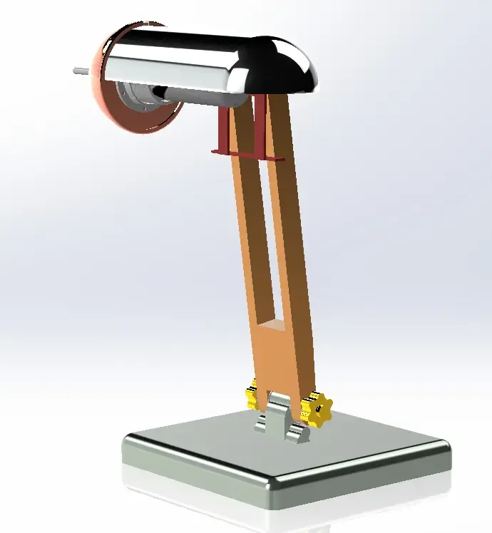Two-Axis Articulated Table Lamp