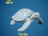 Sea turtle model - Turtle statue - 3D print-0