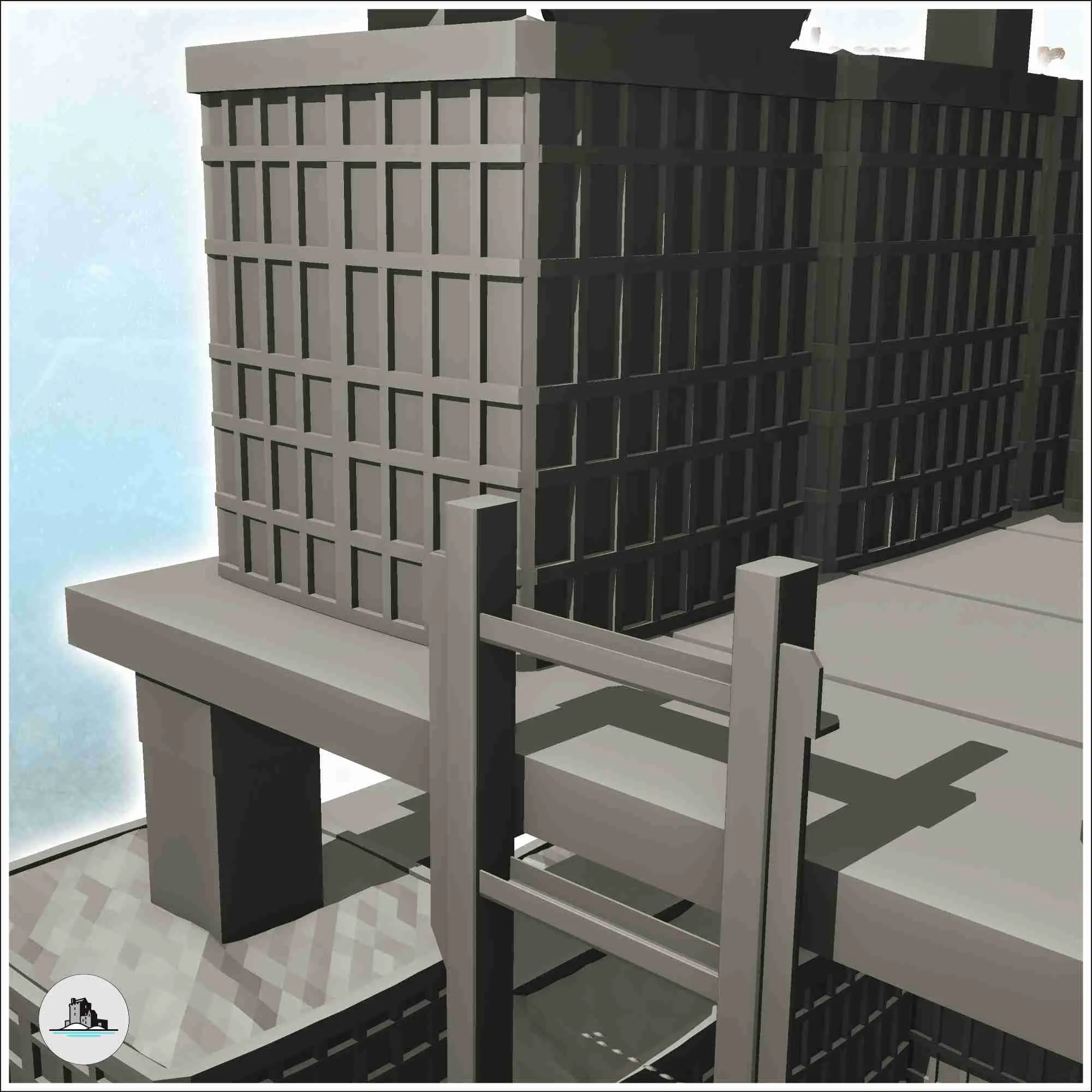 Miniature Games & Accessories STL Download - Modern fortified firing ...