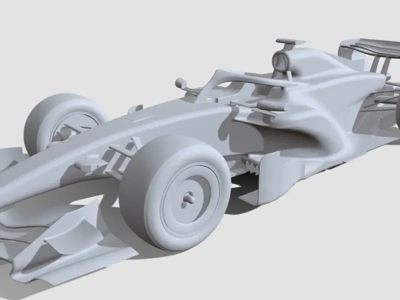 F1 car model 3d printing 2026