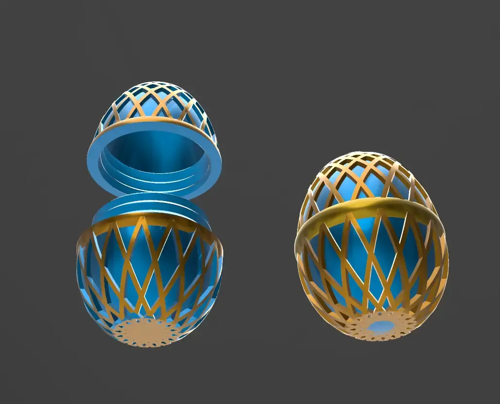 Fancy egg container