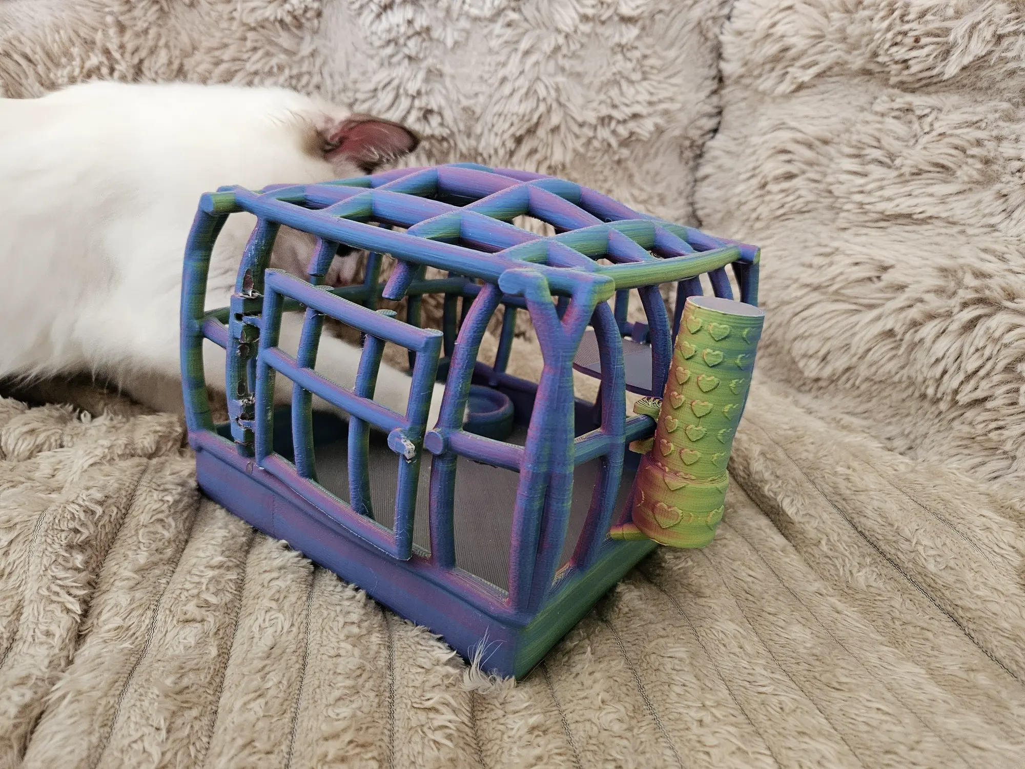 Flexi pet cage, no support toy rat house