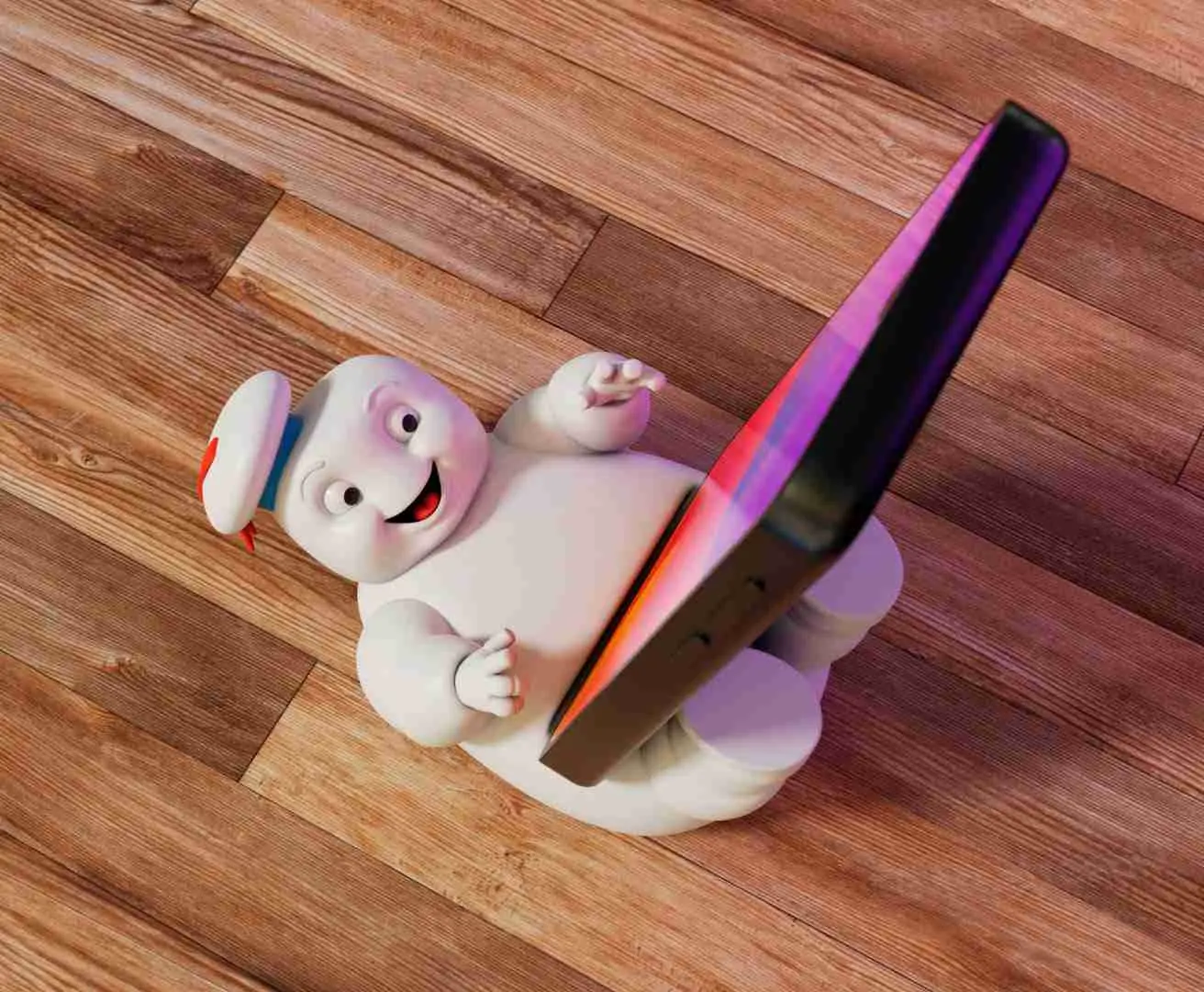 MINI PUFT MARSHMALLOW - CELL PHONE HOLDER