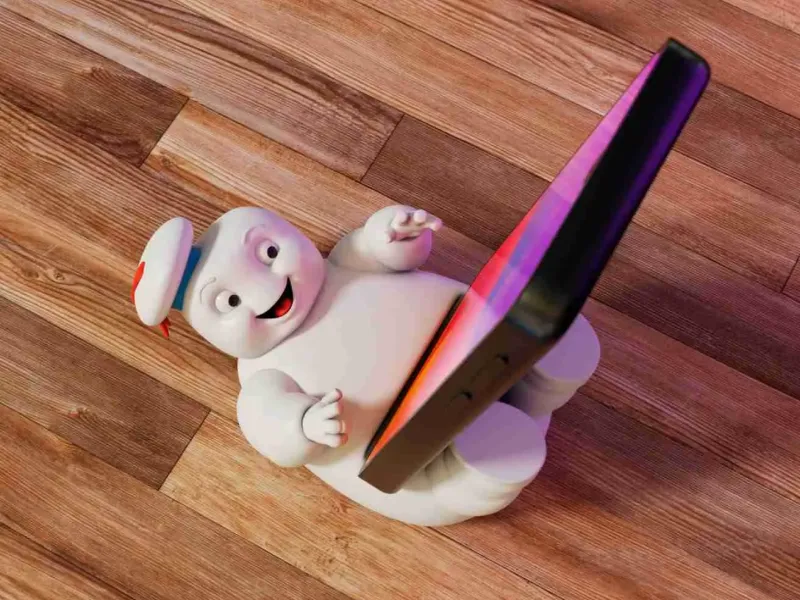 MINI PUFT MARSHMALLOW - SUPORT PENTRU TELEFON MOBIL