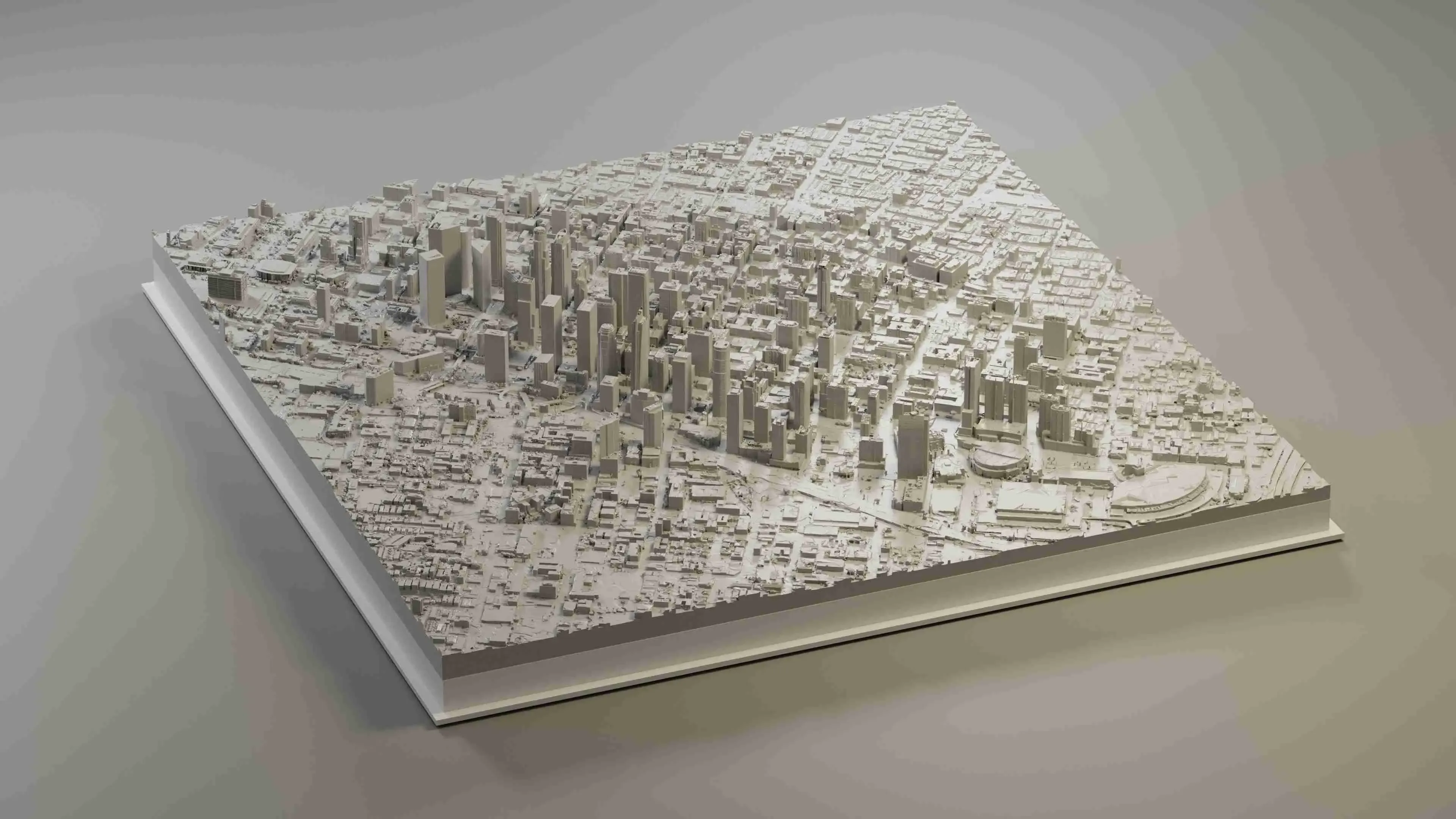 3D MODEL OF LOS ANGELES, CALIFORNIA