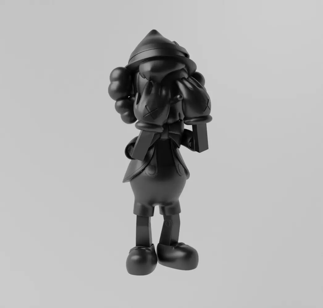 Kaws Pinocchio Art Toy Fan Art