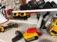 Dewalt battery holder