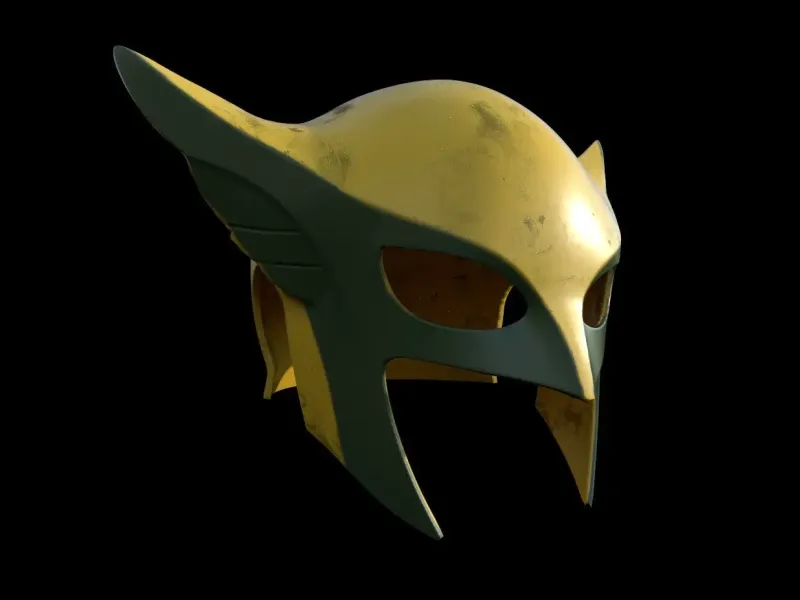 HawkGirl Helmet 4 versions included 3d digital download