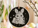 Cute Bunny - Easter Decoration-0