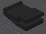 HeadPhone Holder with 2 screws holes-3