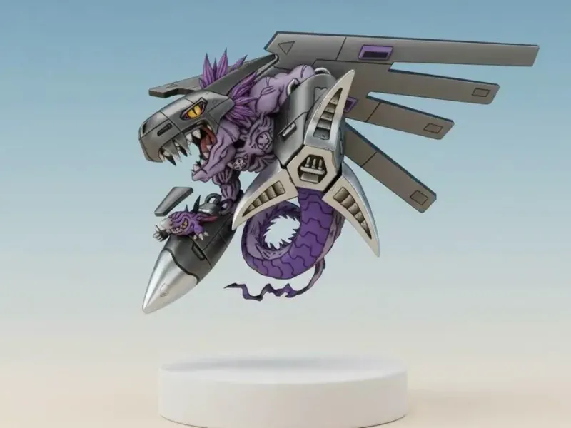 Gigadramon Digimon Creature Model