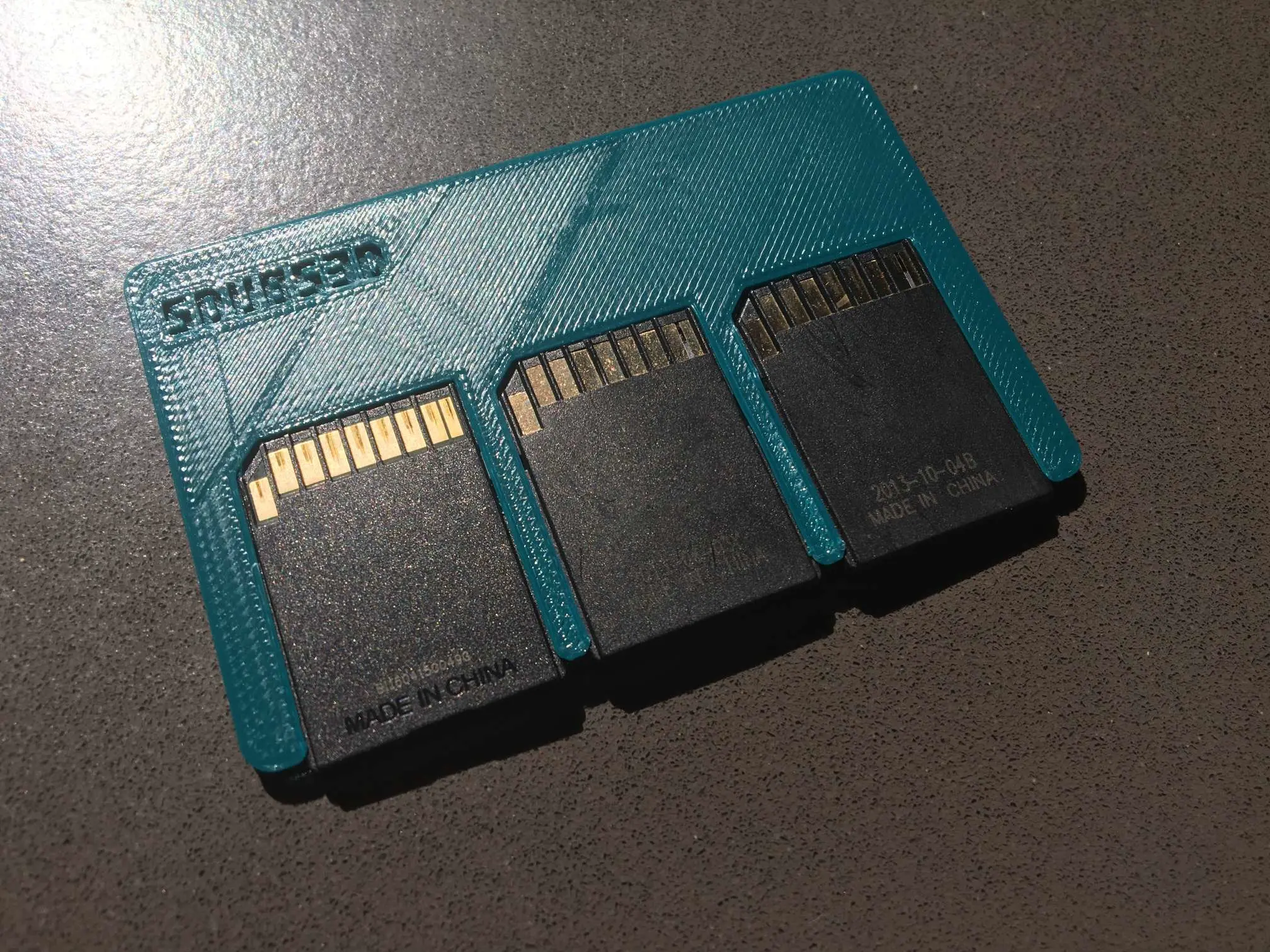 SD CARD HOLDER CREDIT CARD FORMAT