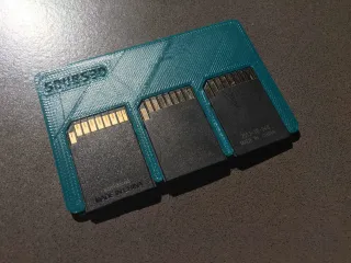 SD CARD HOLDER CREDIT CARD FORMAT