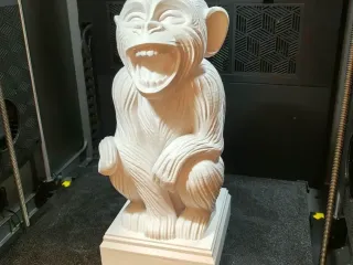 Smiling Monkey Statue