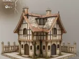 RpgFang Manor Fantasy Element WorkShop3D - Free Model-0