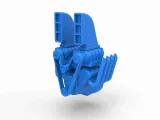 Diecast engine V8 with double supercharger Version 6 Scale 1-1