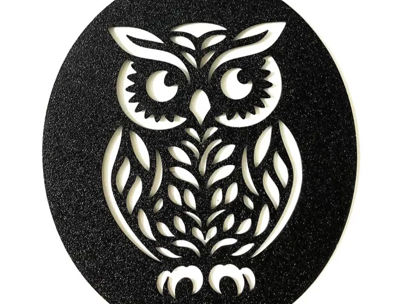 Ornamental Owl in Relief