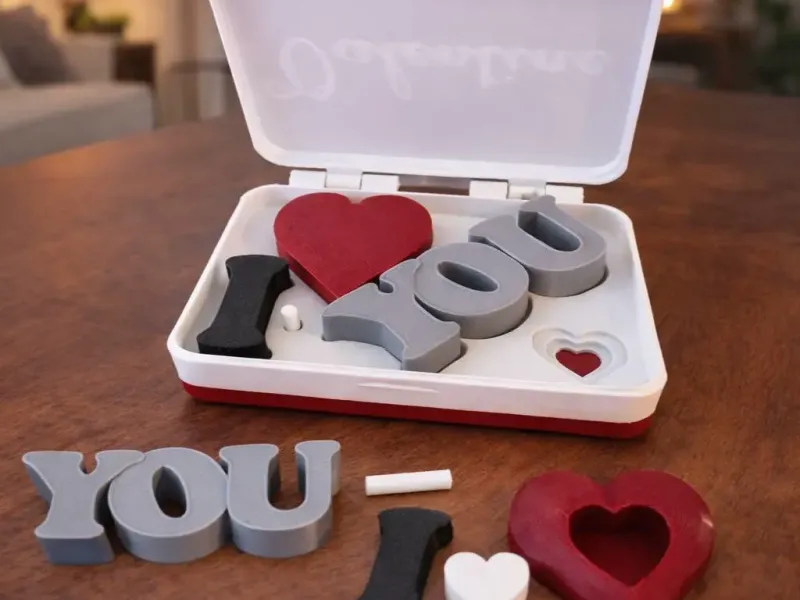 Valentines I Love you - in a box