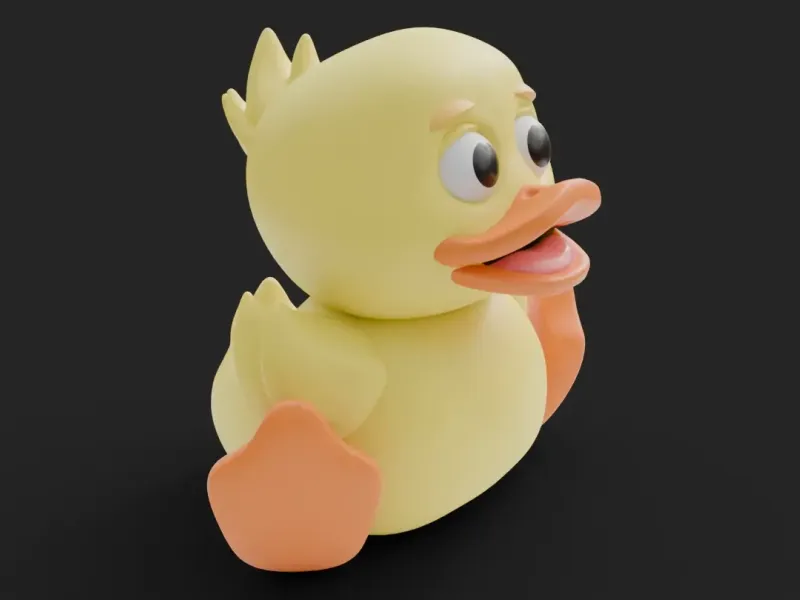 Chibi Duck Piggy Bank
