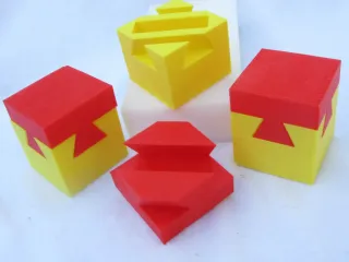  Container with a Puzzle Lid  