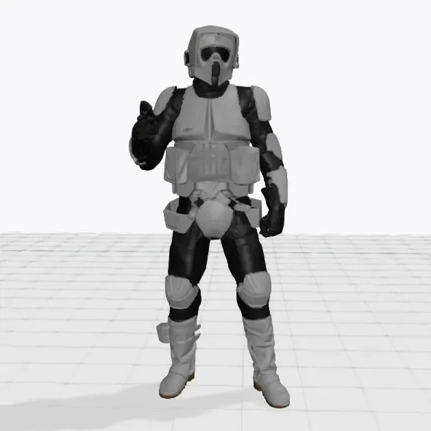 Scout Trooper from Cube Me